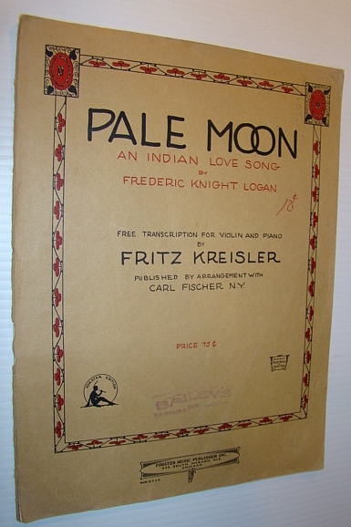 Pale Moon - An Indian Love Song: Sheet Music for Violin and Piano