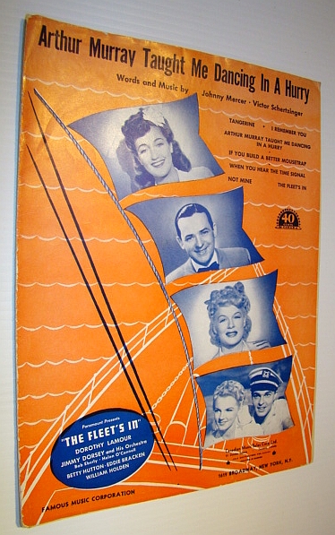 Image for Arthur Murray Taught Me Dancing in a Hurry - Sheet Music for Piano and Voice with Ukulele Chords Arthur Murray Taught Me Dancing in a Hurry - Sheet Music for Piano and Voice with Ukulele Chords