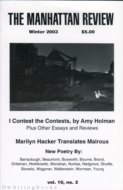 Image for The Manhattan Review, Winter 2003 The Manhattan Review, Winter 2003
