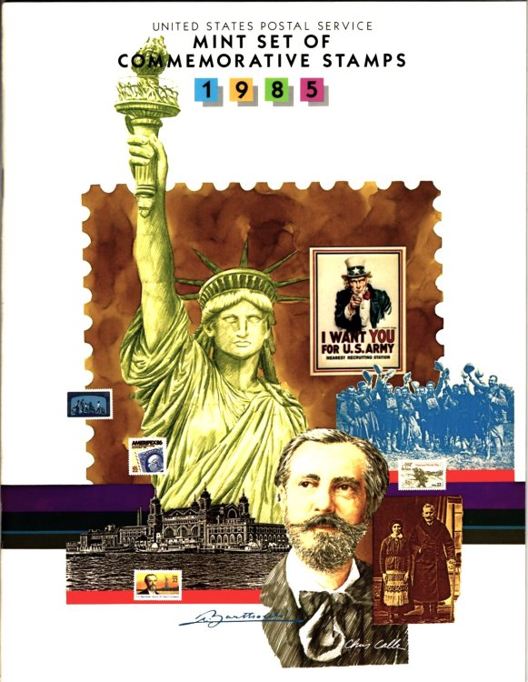 The United States Postal Service Booklet [NO STAMPS] of Mint Stamps of 1985