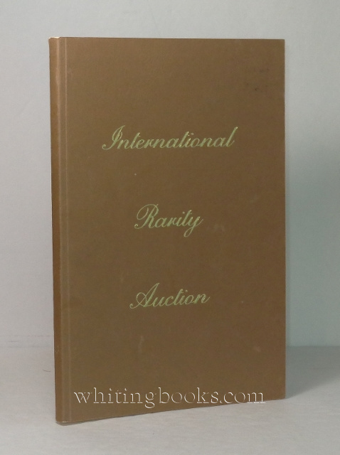 International Rarity Auction [Stamps & Covers] Harrington Gardens, London May 10, 1980