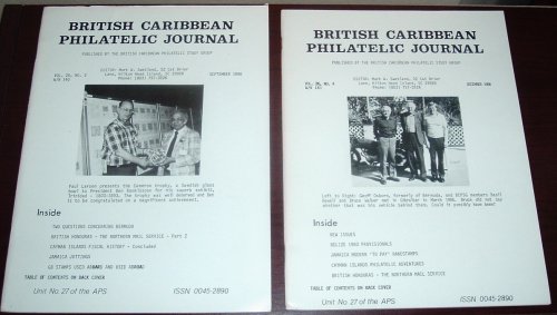 Image for British Caribbean Philatelic Journal, 1986 Complete, Vol. 26, Nos. 1 to 4 British Caribbean Philatelic Journal, 1986 Complete, Vol. 26, Nos. 1 to 4