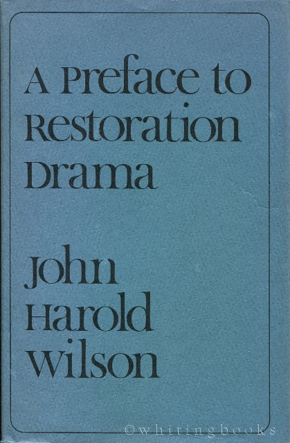 Image for A Preface to Restoration Drama A Preface to Restoration Drama