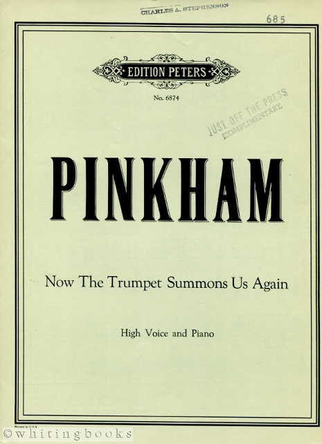 Image for Now the Trumpet Summons us Again Now the Trumpet Summons us Again