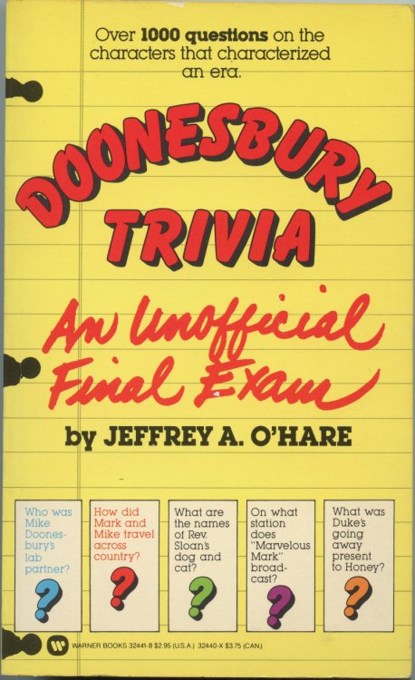 Doonesbury Trivia: An Unofficial Final Exam