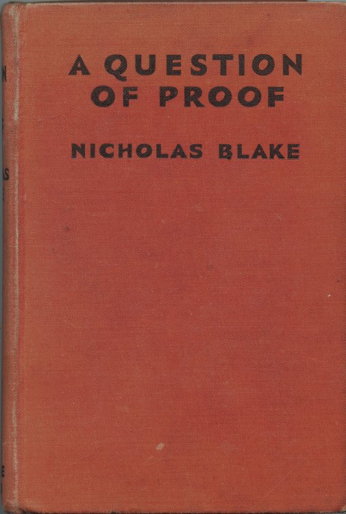 A Question of Proof