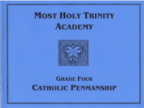 Image for Catholic Penmanship Grade Four Catholic Penmanship Grade Four