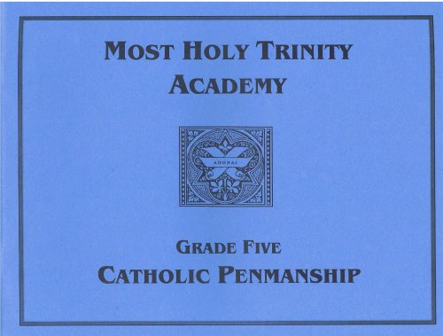 Image for Catholic Penmanship Grade Five Catholic Penmanship Grade Five