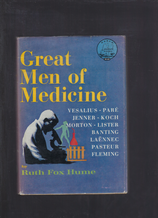 Image for Great Men of Medicine World Landmark #49 w Author Letter HB/DJ Great Men of Medicine World Landmark #49 w Author Letter HB/DJ