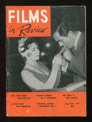 Films in Review (August-September 1957) [cover: Juliette Greco and Tyrone Power in THE SUN ALSO RISES]
