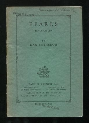 Pearls: Play in One Act